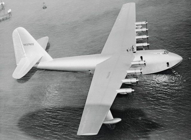 The Hughes Flying Boat H-4 (HK-1) Hercules a.k.a. The "Spruce Goose"